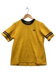 画像：Tシャツ/S/コットン/YLW/無地//