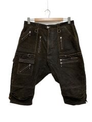 画像：ショートパンツ/--/レザー/BRW