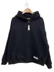 画像：Ruhm/ジップパーカー/M/コットン/BLK/R25SS-1