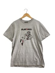 画像：Tシャツ/L/コットン/GRY//