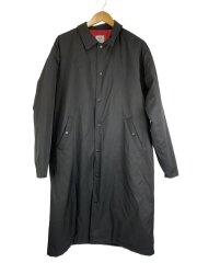 画像：コート/L/コットン/BLK/無地