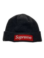 画像：ニットキャップ/ボックスロゴ/アクリル/GRY/無地/メンズ/G2908242021