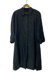 画像：ステンカラーコート/--/シルク/BLK/56-302-09
