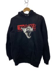 画像：パーカー/M/コットン/BLK/00S02W-S-GIR-HOOD