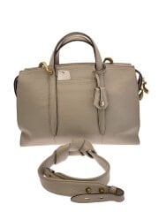 画像：COMFY/2WAY/トートバッグ/レザー/GRY/無地