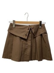 画像：Pleated Mini Skort/スカート/S/ポリエステル/BRW/1243304038