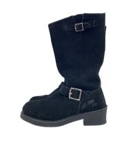 画像：エンジニアブーツ/UK5/BLK/スウェード/BVL8810GG