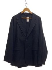 画像：テーラードジャケット/XL/コットン/BLK