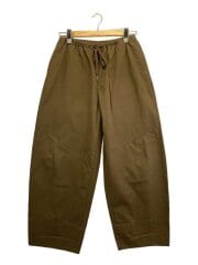 画像：Narrow waistコットンバレルパンツ/ワイドパンツ/M/コットン/KHK//