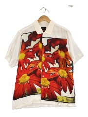 画像：19SS/Jean Paul Gaultier Flower Power Rayon Shirt/M/レーヨン/WHT//