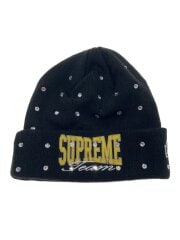 画像：ニットキャップ/FREE/アクリル/ブラック/レディース