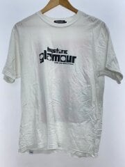 画像：Tシャツ/バックプリント/M/コットン/WHT