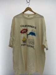 画像：C&H/Tシャツ/XXL/コットン/CRM/プリント