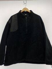 画像：フリースジャケット/XXL/--/BLK/無地