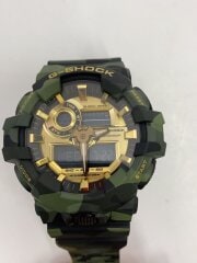 画像：クォーツ腕時計_G-SHOCK/デジアナ/GLD/マルチカラー//