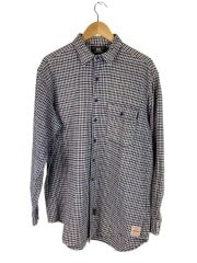 画像：ネルシャツ/L/コットン/チェック