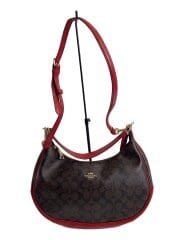 画像：ショルダーバッグ/レザー/BRW/F38267