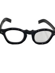 画像：ギュパール/メガネ/ウェリントン/プラスチック/ブラック/クリア/メンズ