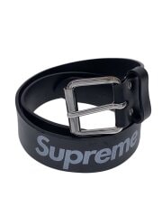 画像：REPEAT LEATHER BELT/ベルト/牛革/BLK/メンズ