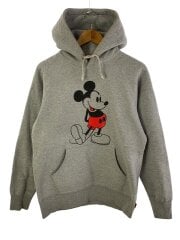 画像：×DISNEY/ヨゴレ箇所有/パーカー/M/コットン/GRY