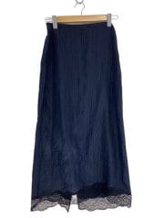 画像：スカート/38/シルク/NVY/無地/7924-230-0393