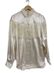 画像：BRETT HARRISON/長袖シャツ/M/シルク/GLD/無地