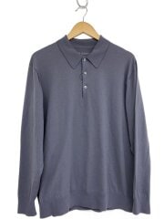 画像：ニット・セーター(薄手)/1/ポリエステル/GRY/無地/GL43704B