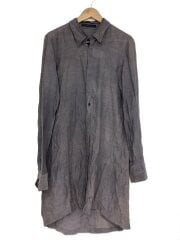 画像：長袖シャツ/1/コットン/GRY/無地/460SHM2