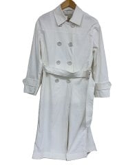 画像：トレンチコート/40/ナイロン/WHT/無地/IM0126D-12304S-1000