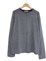 画像：ニット・セーター(厚手)/XL/コットン/GRY/無地
