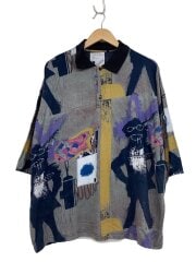 画像：90s/ポロシャツ/3/コットン/マルチカラー/総柄