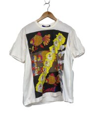画像：Tシャツ/M/コットン/WHT/プリント/WI-T013