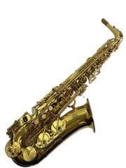 画像：【動作確認済】アルトサックス/ゴールドラッカー/入門用/ケース付き