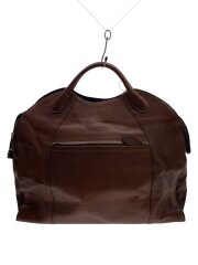 画像：トートバッグ/レザー/BRW/無地