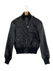 画像：ジャケット/FREE/ポリエステル/BLK/2ab-6670