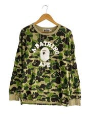 画像：長袖Tシャツ/L/コットン/GRN//