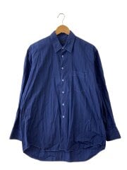 画像：長袖シャツ/M/コットン/NVY/ストライプ/DB-91005M/99年//