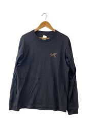 画像：着用感/長袖Tシャツ/S/コットン/BLK
