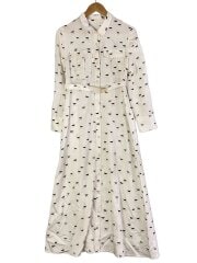 画像：7分袖ワンピース/38/--/CRM