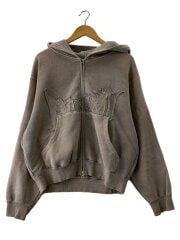 画像：Pigment Zip Hoodie/ジップパーカー/M/コットン/GRY/BU0100//