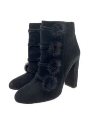 画像：ブーツ/38/BLK/スウェード/ULYANA BOOTIE 105/ミンク//