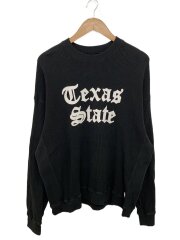 画像：24AW/COSMOS TEXAS/CREWNECK SWEAT/スウェット/コットン/BLK