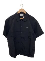 画像：半袖シャツ/M/コットン/BLK