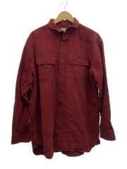 画像：シャモアクロスシャツ/XL/コットン/RED/0 MT03/左胸ポケシミ有