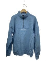 画像：×RAIDBACK FABLIC/HARF ZIP SWEAT/XL/コットン/BLU