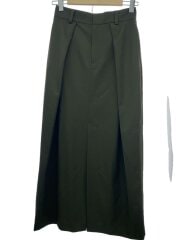 画像：FEMME/26SS/ベルト付フロントスリットスカート/38/ポリエステル/KHK/GAC-06070