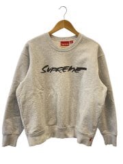 画像：スウェット/S/コットン/GRY/futura Logo Crwneck/20AW/袖、首元に汚れ有