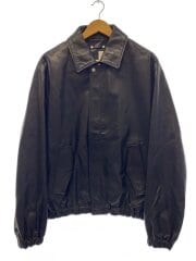 画像：レザージャケット・ブルゾン/S/山羊革/BLK/ST.767/LEATHER ZIP BLOUSON