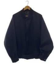 画像：スタジャン/S/ウール/BLK/ST.416-1/OVERSIZED MELTON STUDIUM JACKET