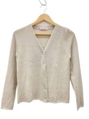 画像：カーディガン(薄手)/S/ウール/CRM/無地/old